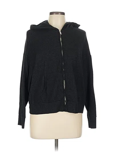 Pre-owned Monrow Cardigan Sweater In Black