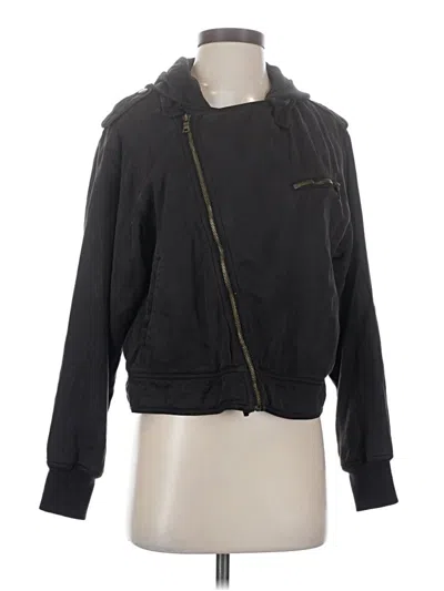 Pre-owned Monrow Cardigan Sweater In Black