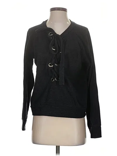 Pre-owned Monrow Cardigan Sweater In Black