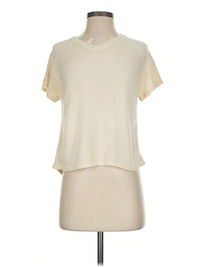 Pre-owned Monrow Cardigan Sweater In Ivory