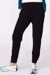 Monrow Cashmere Jogger In Black In Black