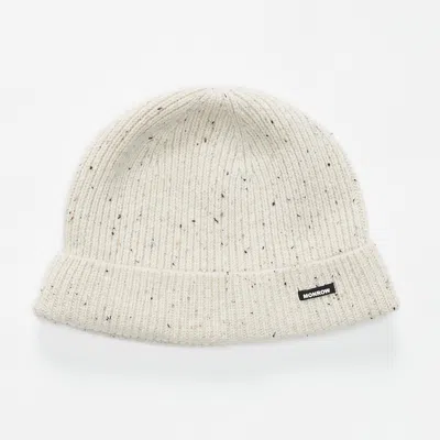 Monrow Cashmere Neps Beanie In White