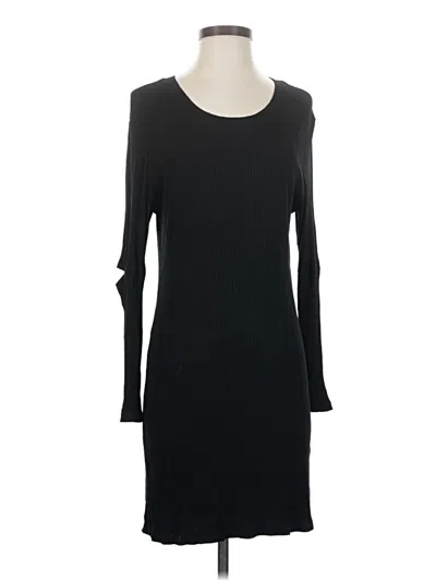 Pre-owned Monrow Casual Dress In Black
