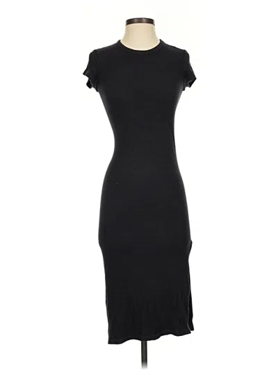 Pre-owned Monrow Casual Dress In Black