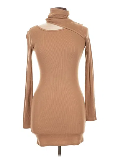 Pre-owned Monrow Casual Dress In Brown