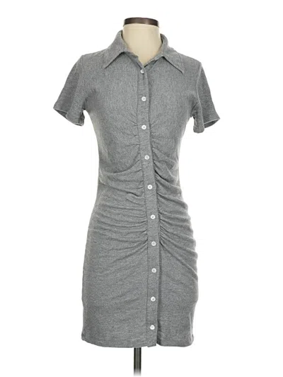 Pre-owned Monrow Casual Dress In Gray