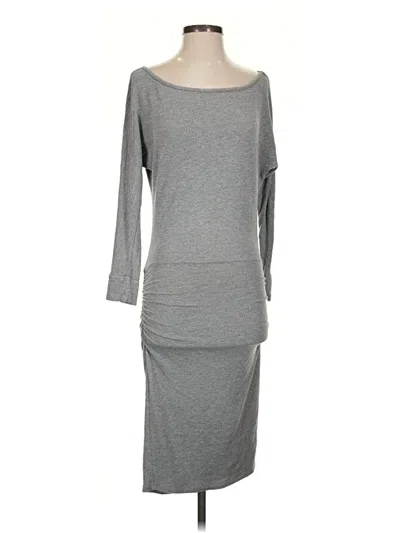 Pre-owned Monrow Casual Dress In Gray
