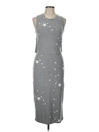 Pre-owned Monrow Casual Dress In Gray