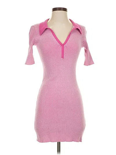 Pre-owned Monrow Casual Dress In Pink