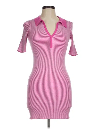 Pre-owned Monrow Casual Dress In Pink