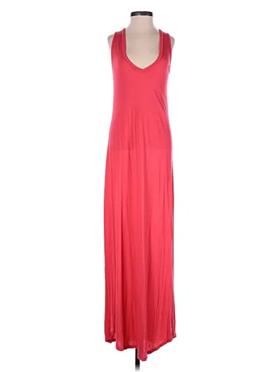 Pre-owned Monrow Casual Dress In Red