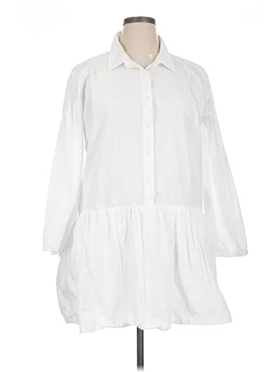 Pre-owned Monrow Casual Dress In White