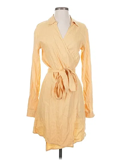 Pre-owned Monrow Casual Dress In Yellow