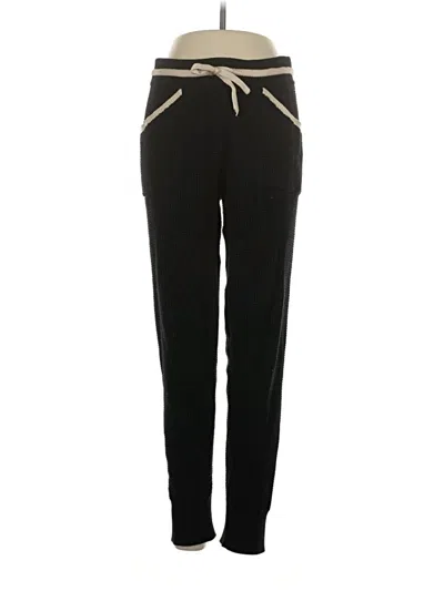 Pre-owned Monrow Casual Pants In Black