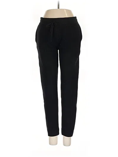 Pre-owned Monrow Casual Pants In Black