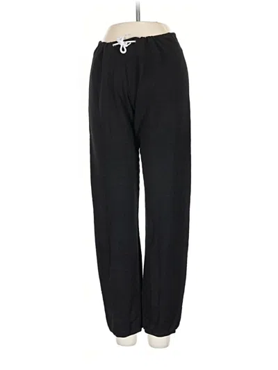 Pre-owned Monrow Casual Pants In Black