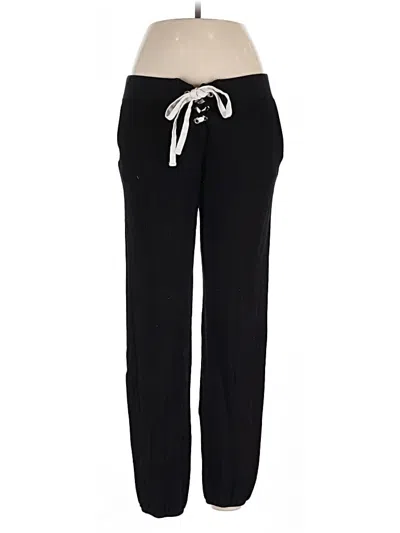 Pre-owned Monrow Casual Pants In Black