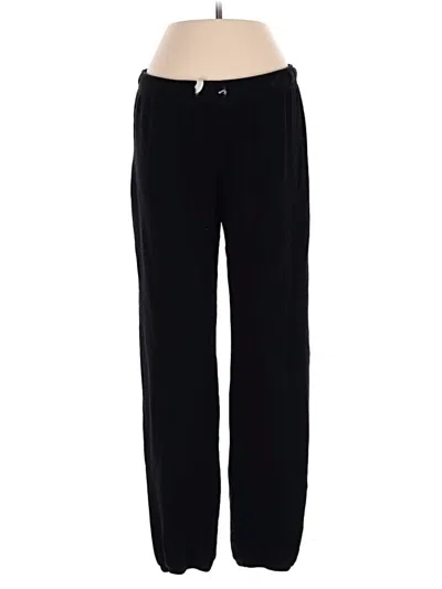 Pre-owned Monrow Casual Pants In Black