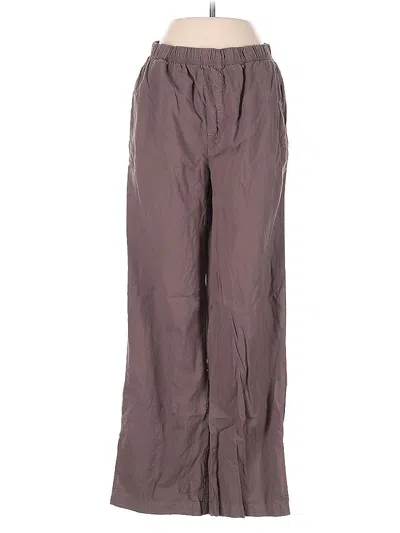 Pre-owned Monrow Casual Pants In Brown