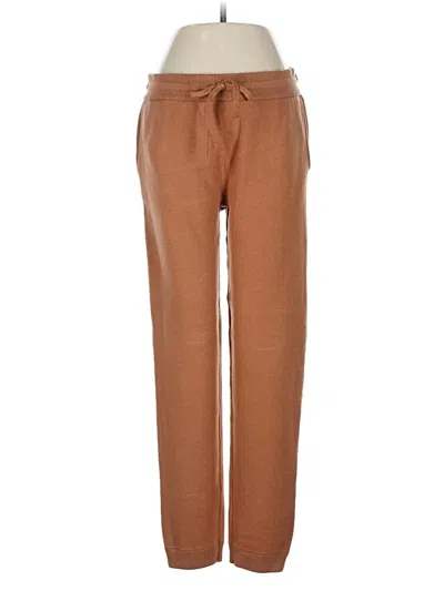 Pre-owned Monrow Casual Pants In Brown
