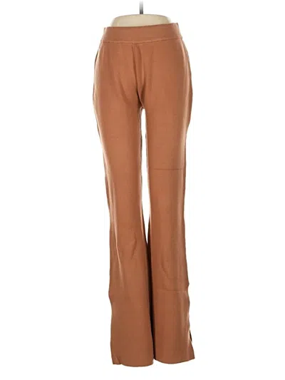 Pre-owned Monrow Casual Pants In Brown