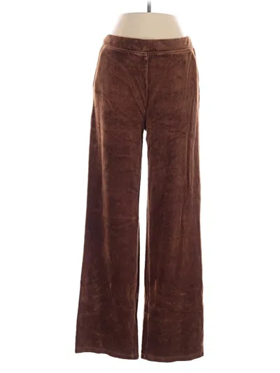 Pre-owned Monrow Casual Pants In Brown