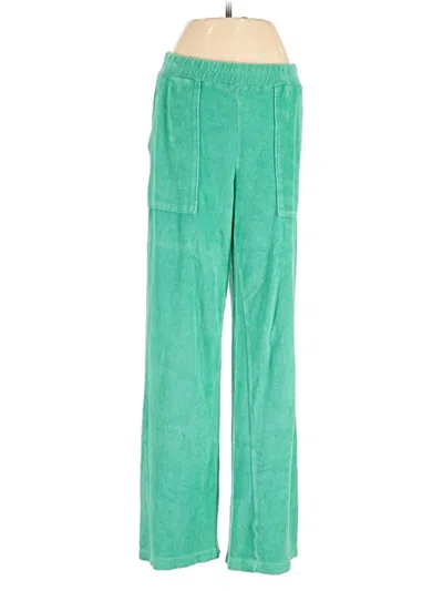 Pre-owned Monrow Casual Pants In Green