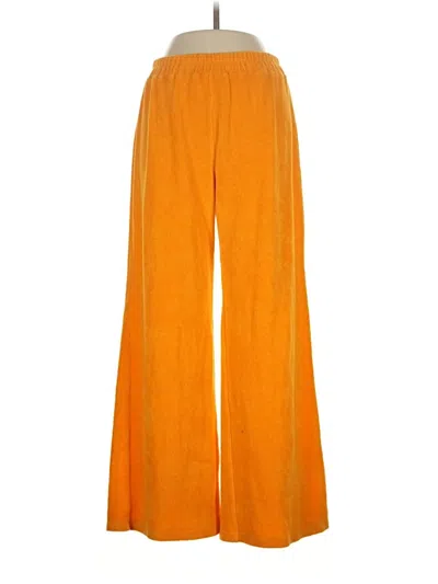 Pre-owned Monrow Casual Pants In Orange