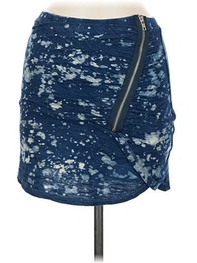 Pre-owned Monrow Casual Skirt In Blue