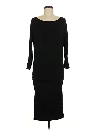 Pre-owned Monrow Cocktail Dress In Black