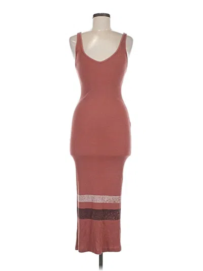 Pre-owned Monrow Cocktail Dress In Brown