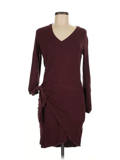 Pre-owned Monrow Cocktail Dress In Burgundy