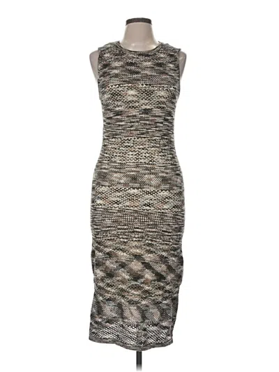 Pre-owned Monrow Cocktail Dress In Gray
