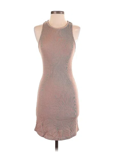 Pre-owned Monrow Cocktail Dress In Tan