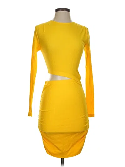 Pre-owned Monrow Cocktail Dress In Yellow