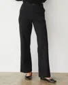 Monrow Cotton Knit Patch Pocket Pant In Black