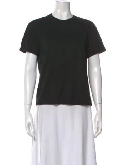 Pre-owned Monrow Crew Neck Short Sleeve T-shirt W/ Tags In Black