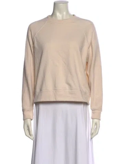 Pre-owned Monrow Crew Neck Sweater In Neutral