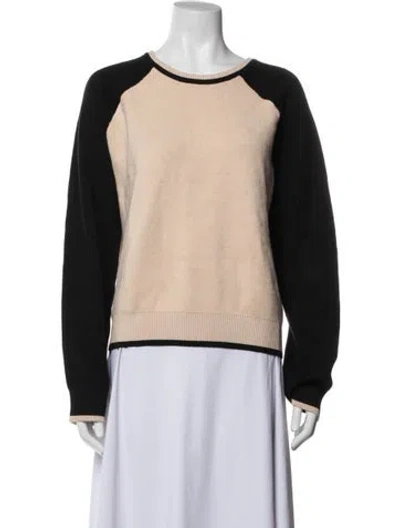 Pre-owned Monrow Crew Neck Sweater In Neutrals