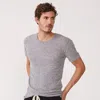 Monrow Crew Neck Tee In Granite