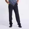 Monrow Fleece Trouser Sweats In Black