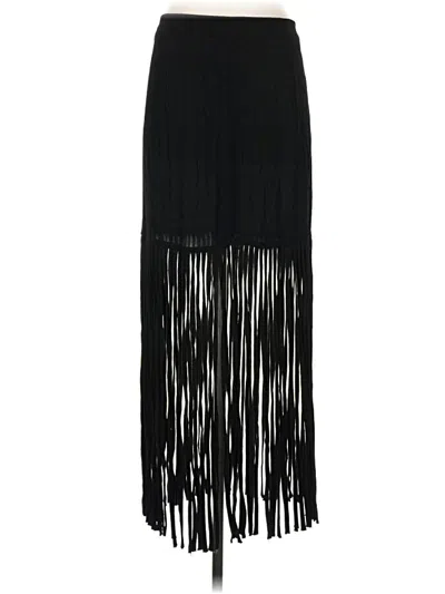 Pre-owned Monrow Formal Skirt In Black