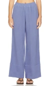 MONROW GAUZE WIDE LEG PANT