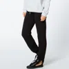 Monrow Heather Fleece Vintage Sweats In Black