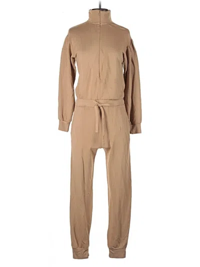 Pre-owned Monrow Jumpsuit In Tan
