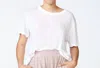 Monrow Loft Crew Neck Tee In White In White