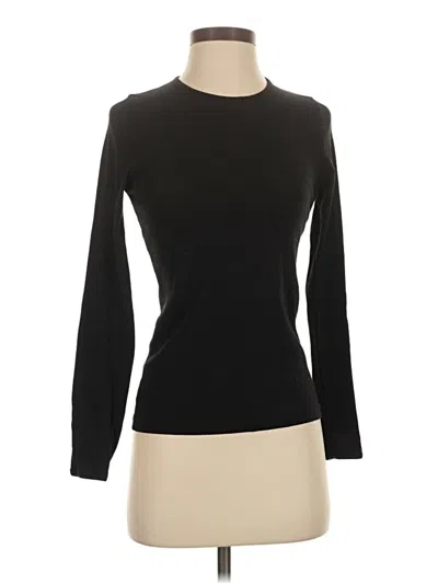 Pre-owned Monrow Long Sleeve Top Black Turtleneck Tops