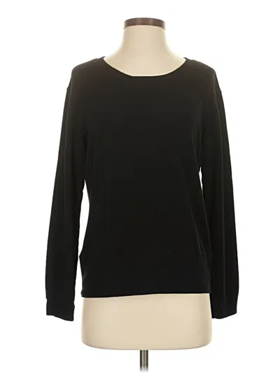 Pre-owned Monrow Long Sleeve T-shirt In Black