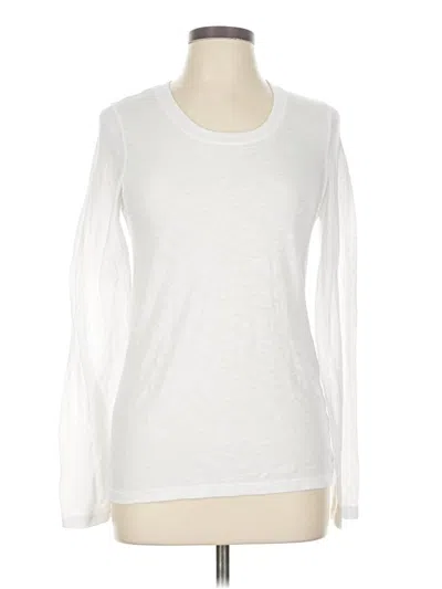 Pre-owned Monrow Long Sleeve T-shirt In White