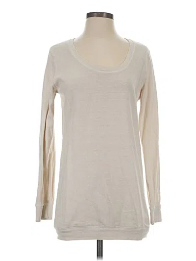 Pre-owned Monrow Long Sleeve T-shirt In White